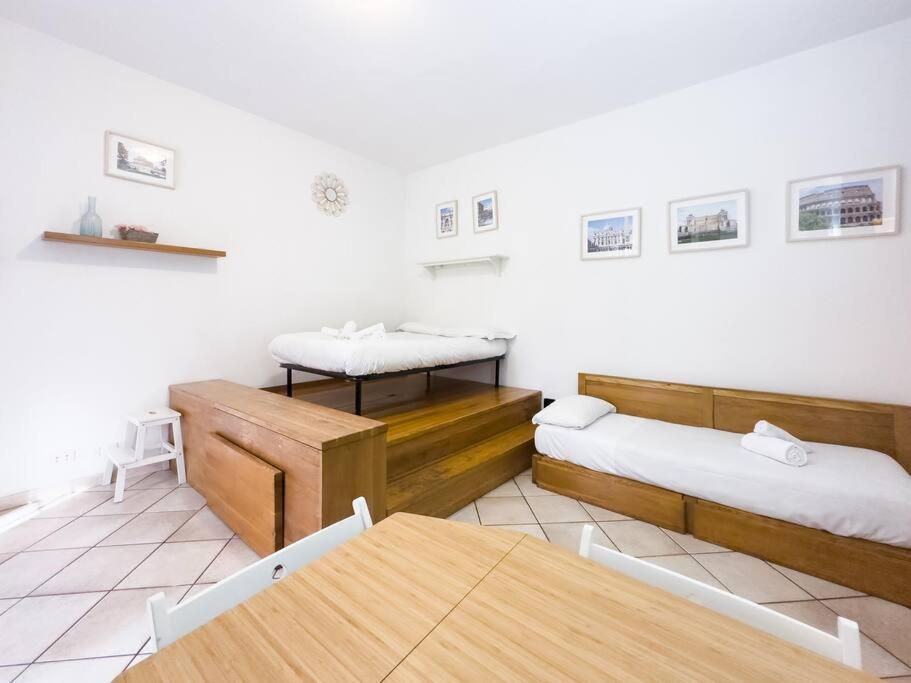 Apartment Studio, Metro+train To Fco Rome