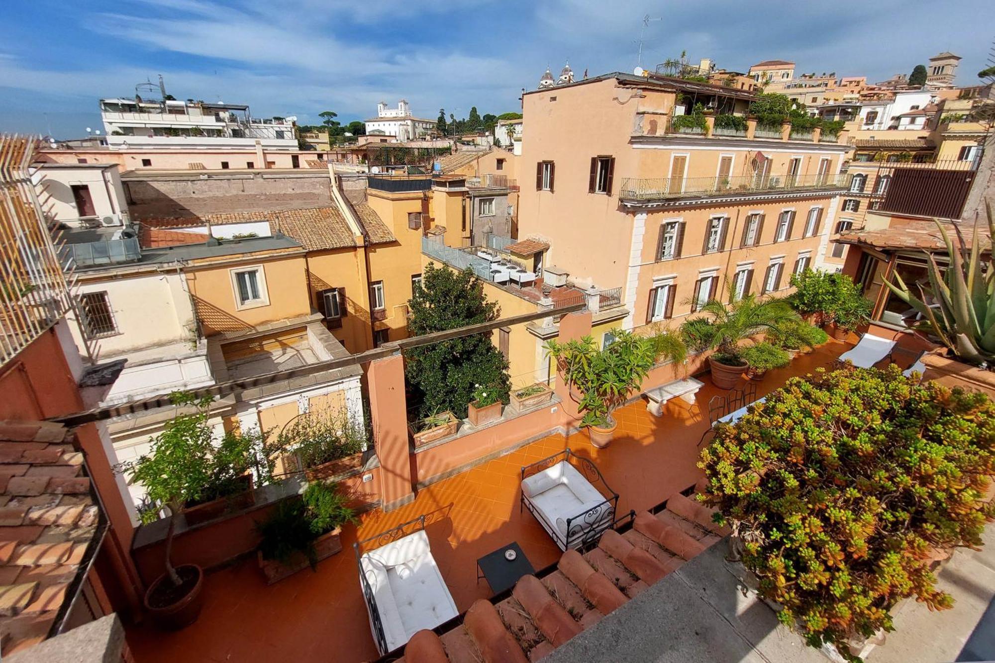 Treasurerome Spanish Steps Penthouse Appartamento