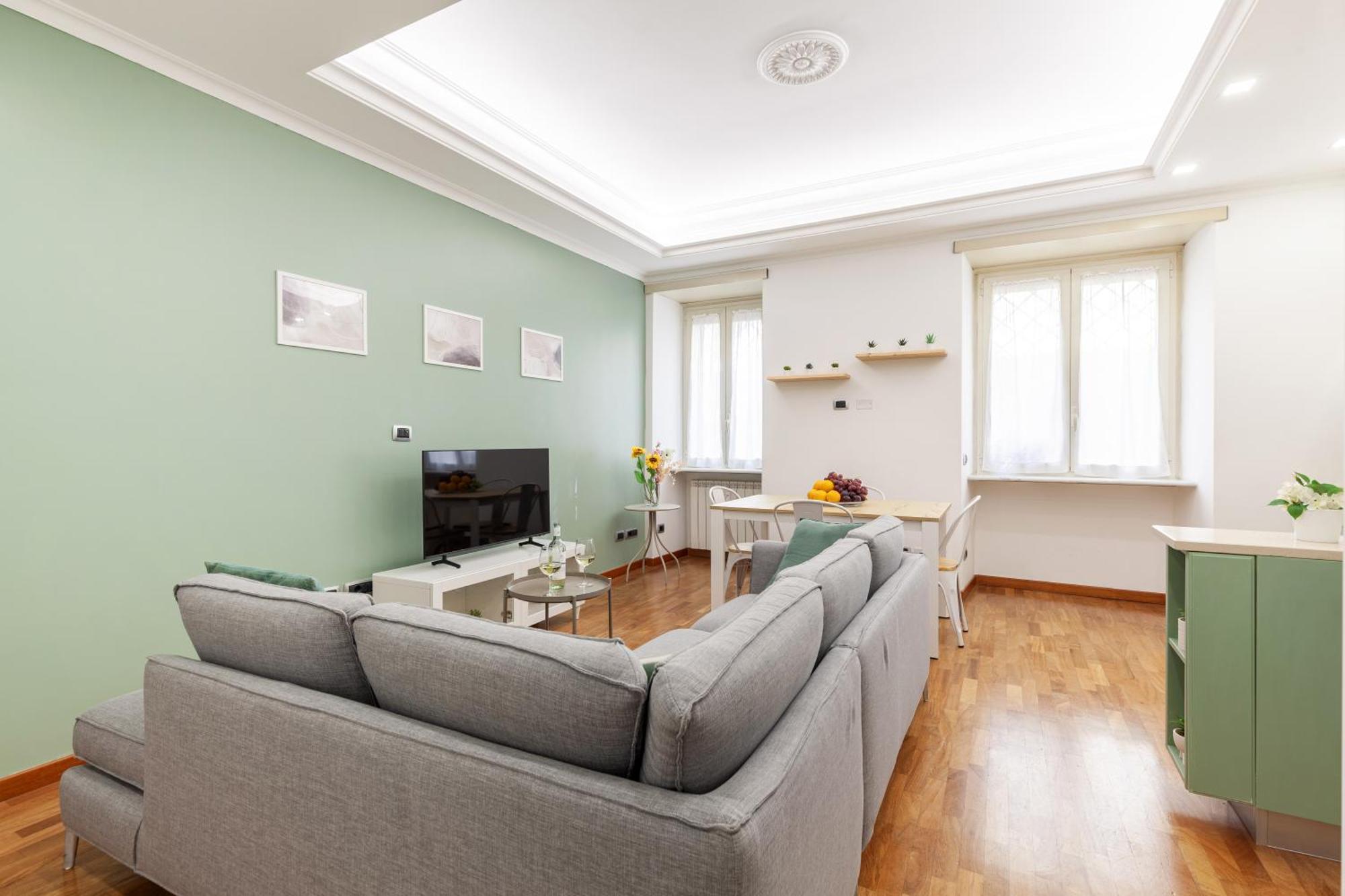 Hostly-wood And Colors Midtown-just 7min To Colosseum Appartement