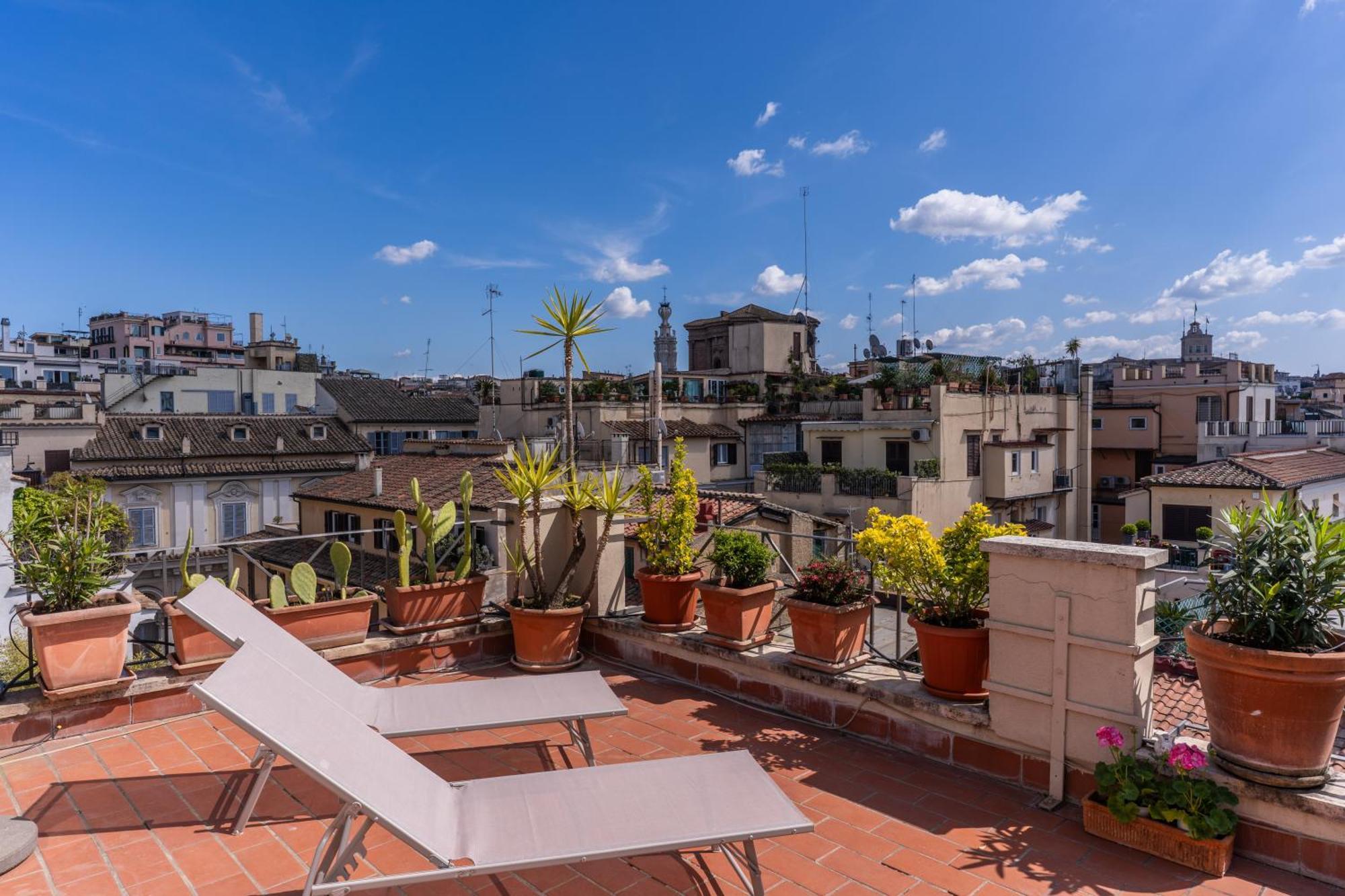 Attic With Terrace Spanish Steps Exclusive Rome