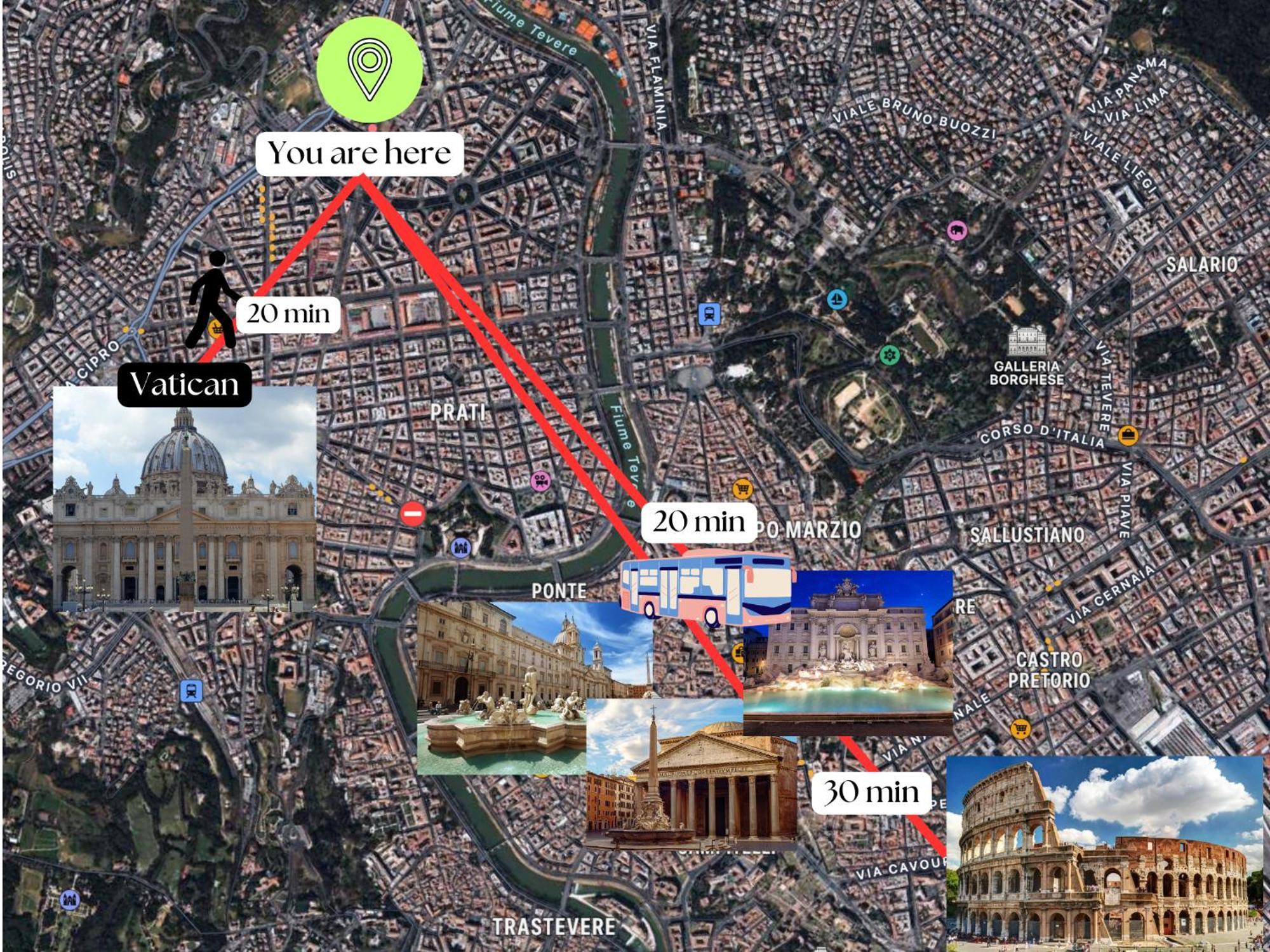 Ottaviano - 10 Min Dal Vaticano *
