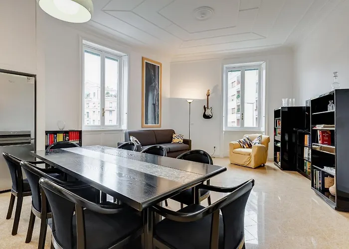 Bmga L Elegant Four-Room Apt For 8 Guests In Prati
