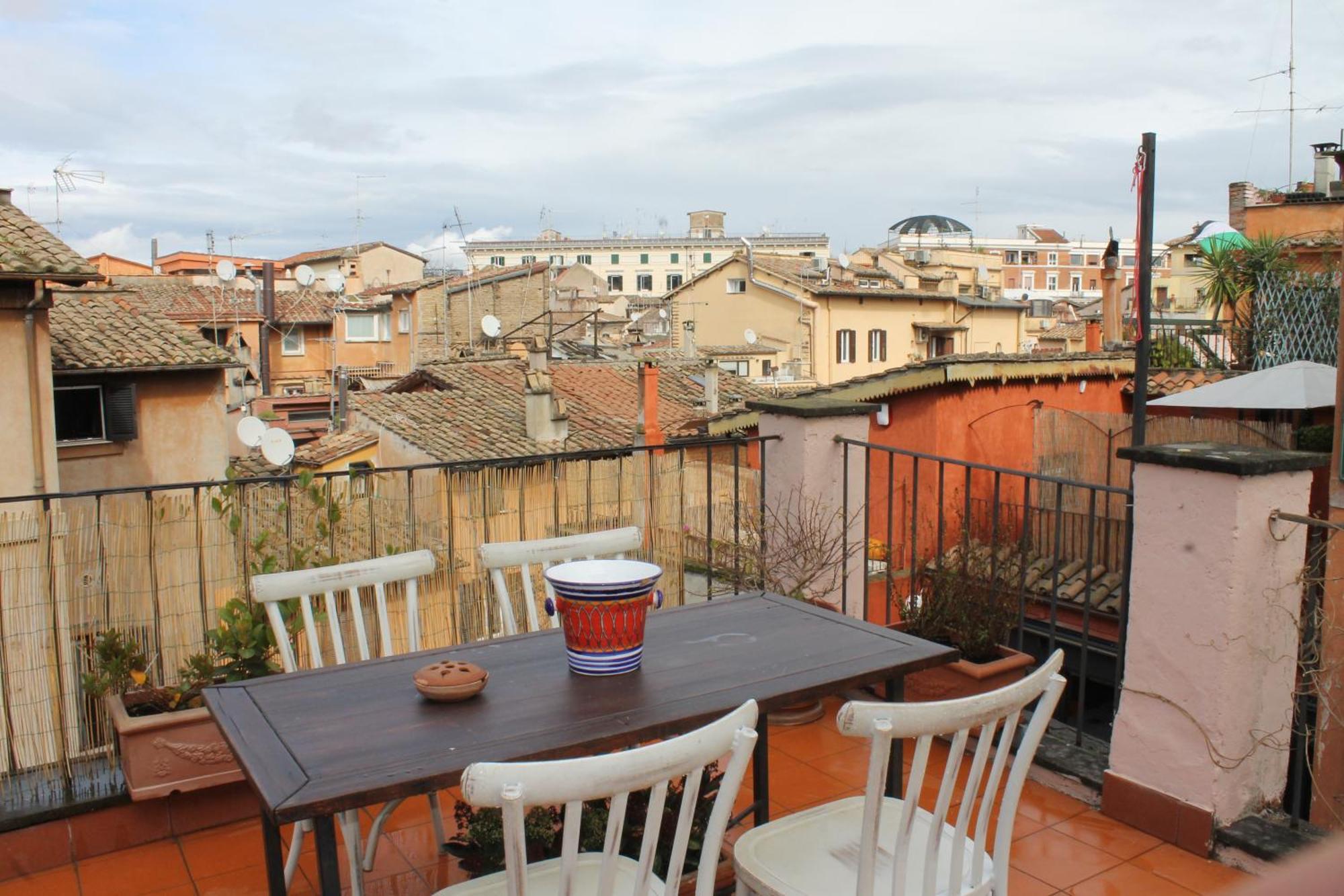 Casa Greco - Attico Con Terrazza, Trastevere Apartment *