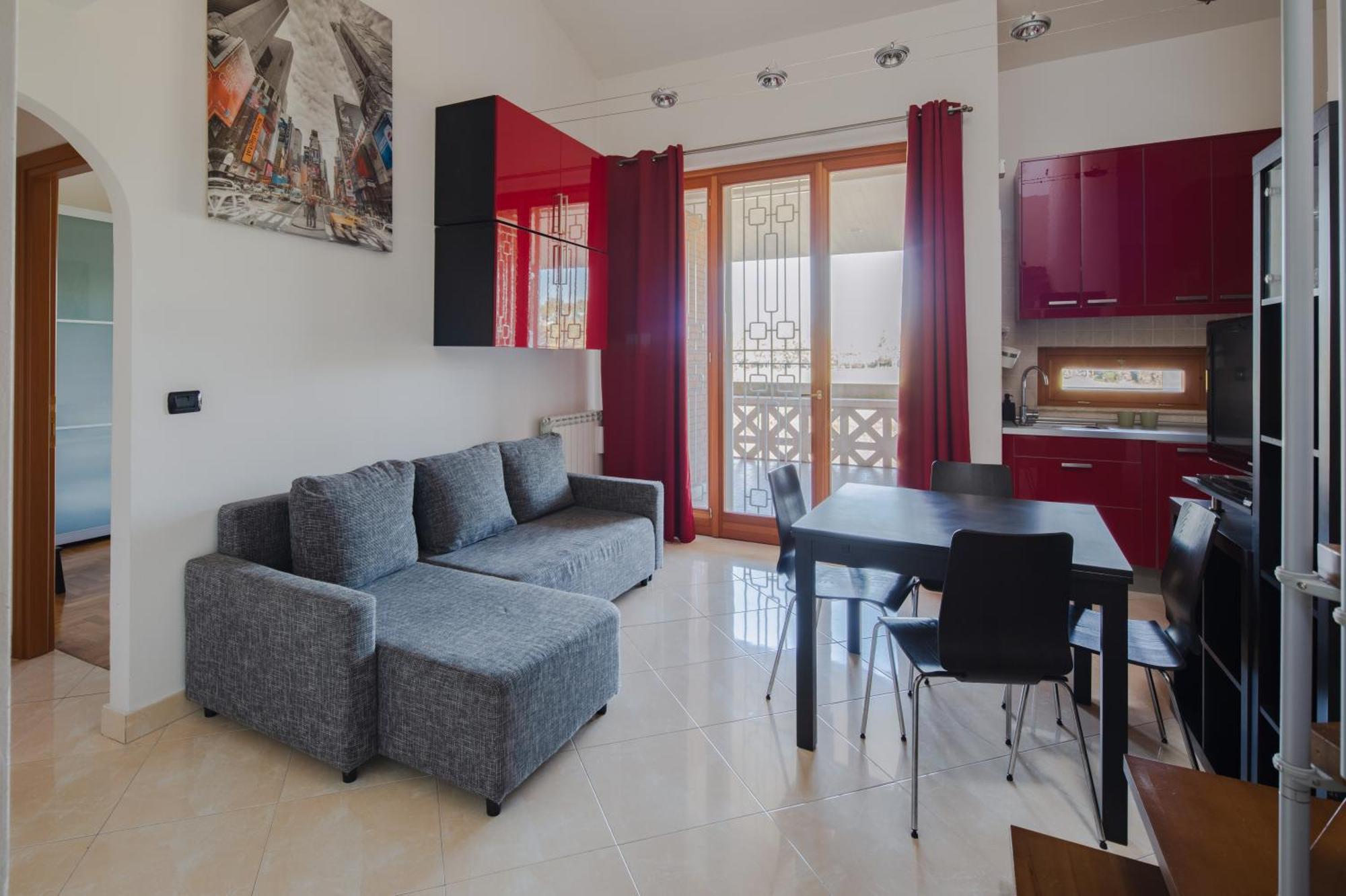 Eur Moravia Attico Panoramico Con Terrazzo, Fino A 5 Ospiti Apartment Rome