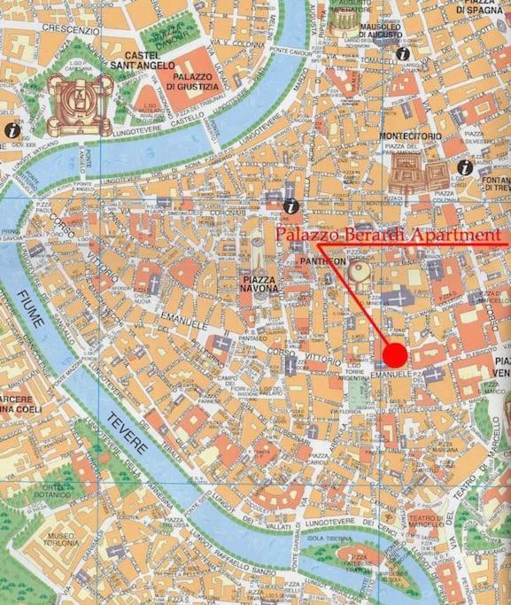 Appartement Discover The Pantheon From The Berardi Flat Rome