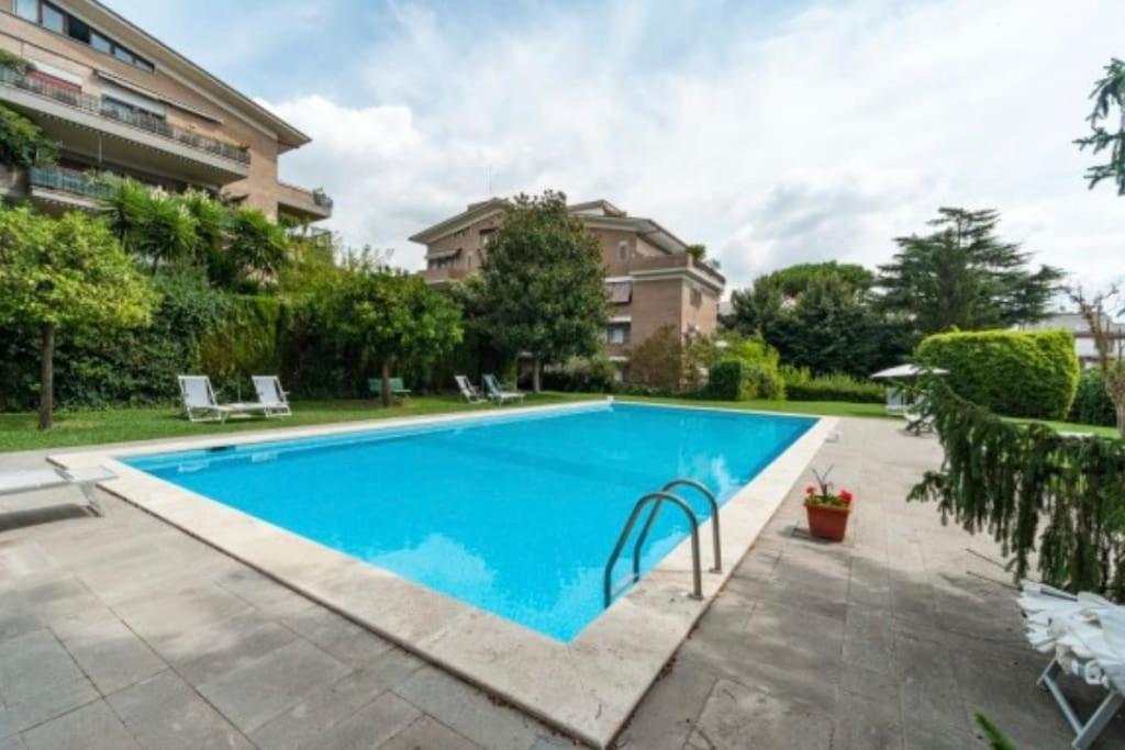 10 Min Vaticano Big Balduina Con Piscina Appartement Rome