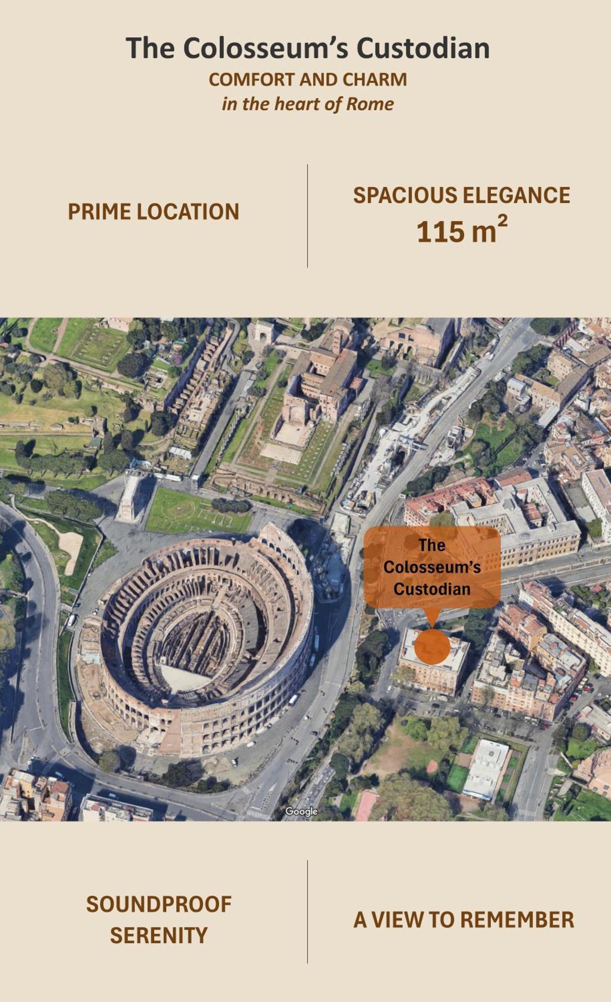 Colosseum's Custodian - 115 M2 Appartement *