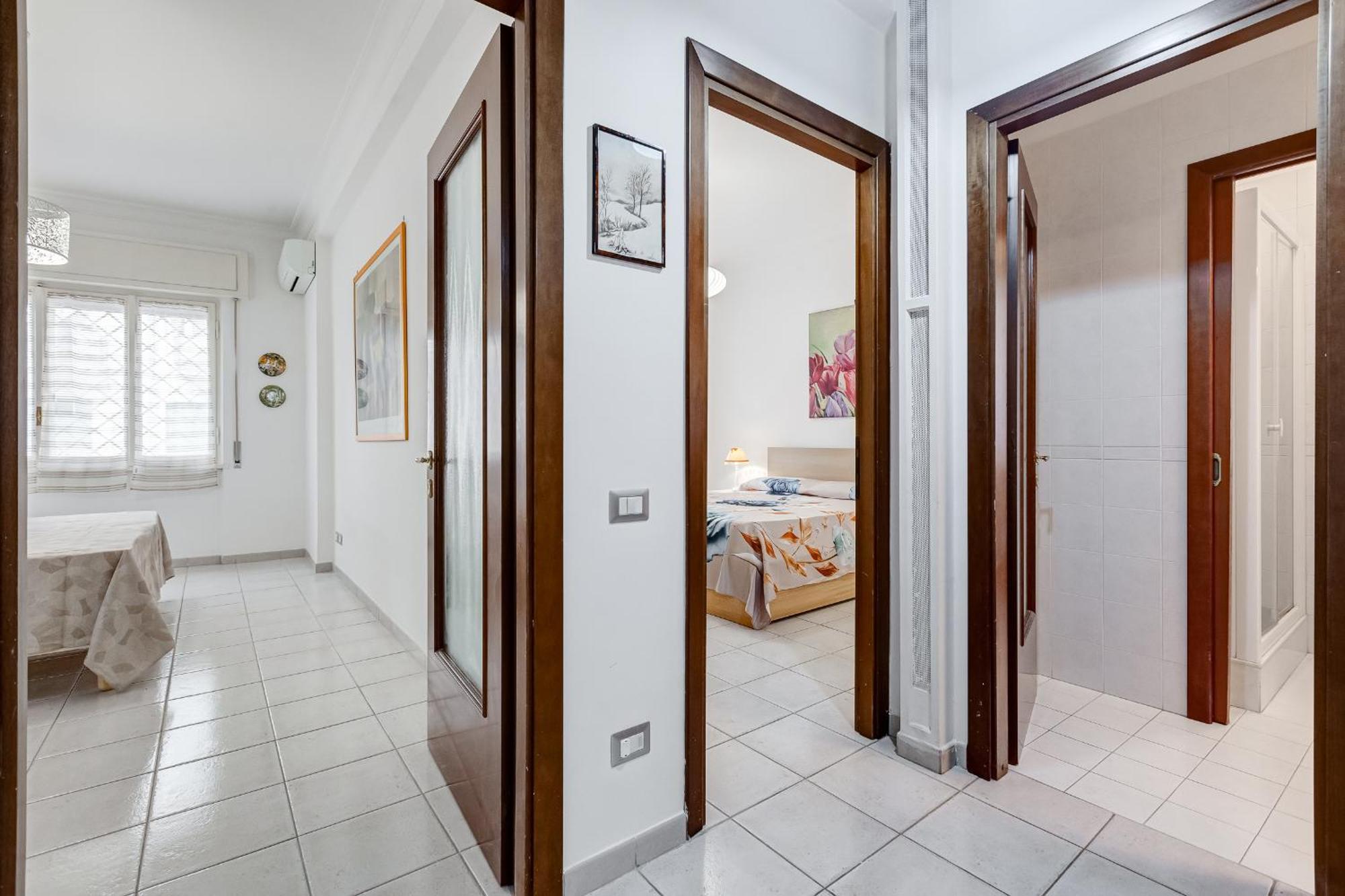 Cozy 2-bedroom Flat With Balcony In Monteverde Apartment Rome