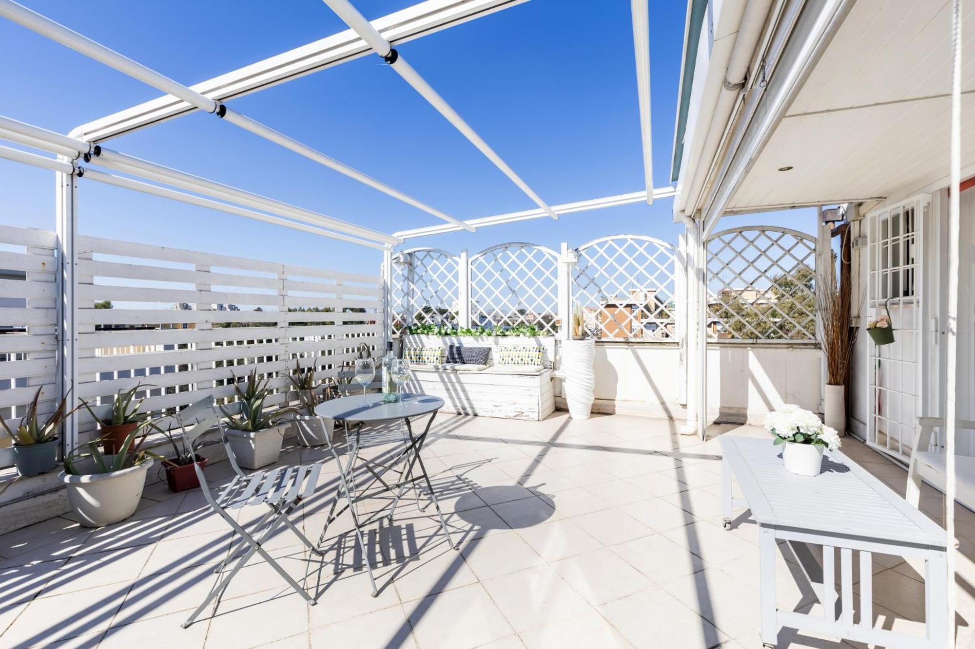 Hostly-salotti Terrace Suite-20min To Vatican Apartment