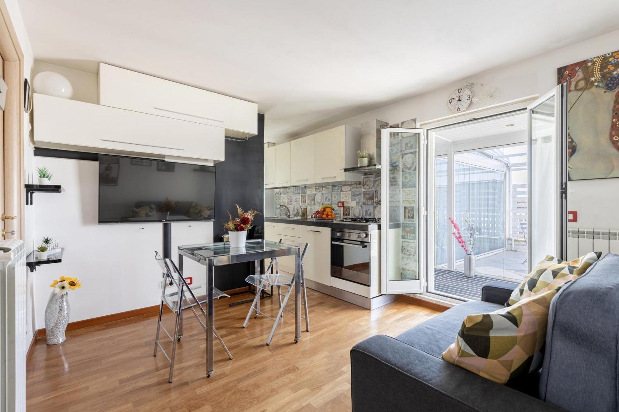 Hostly-salotti Terrace Suite-20min To Vatican Apartment *