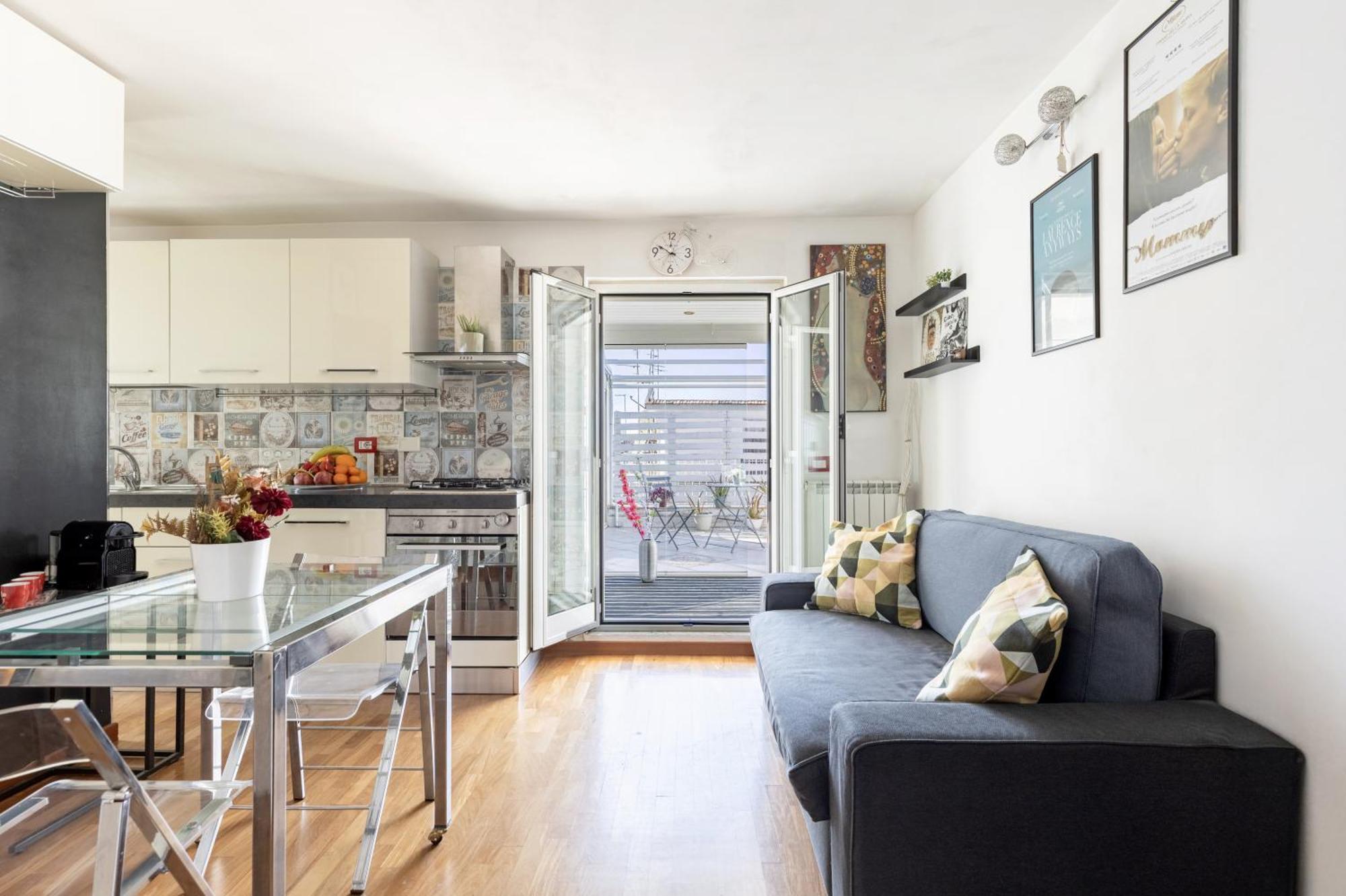 Apartment Hostly-salotti Terrace Suite-20min To Vatican *