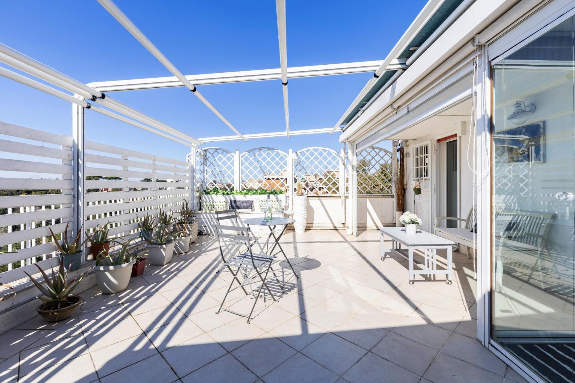 Apartment Hostly-salotti Terrace Suite-20min To Vatican *