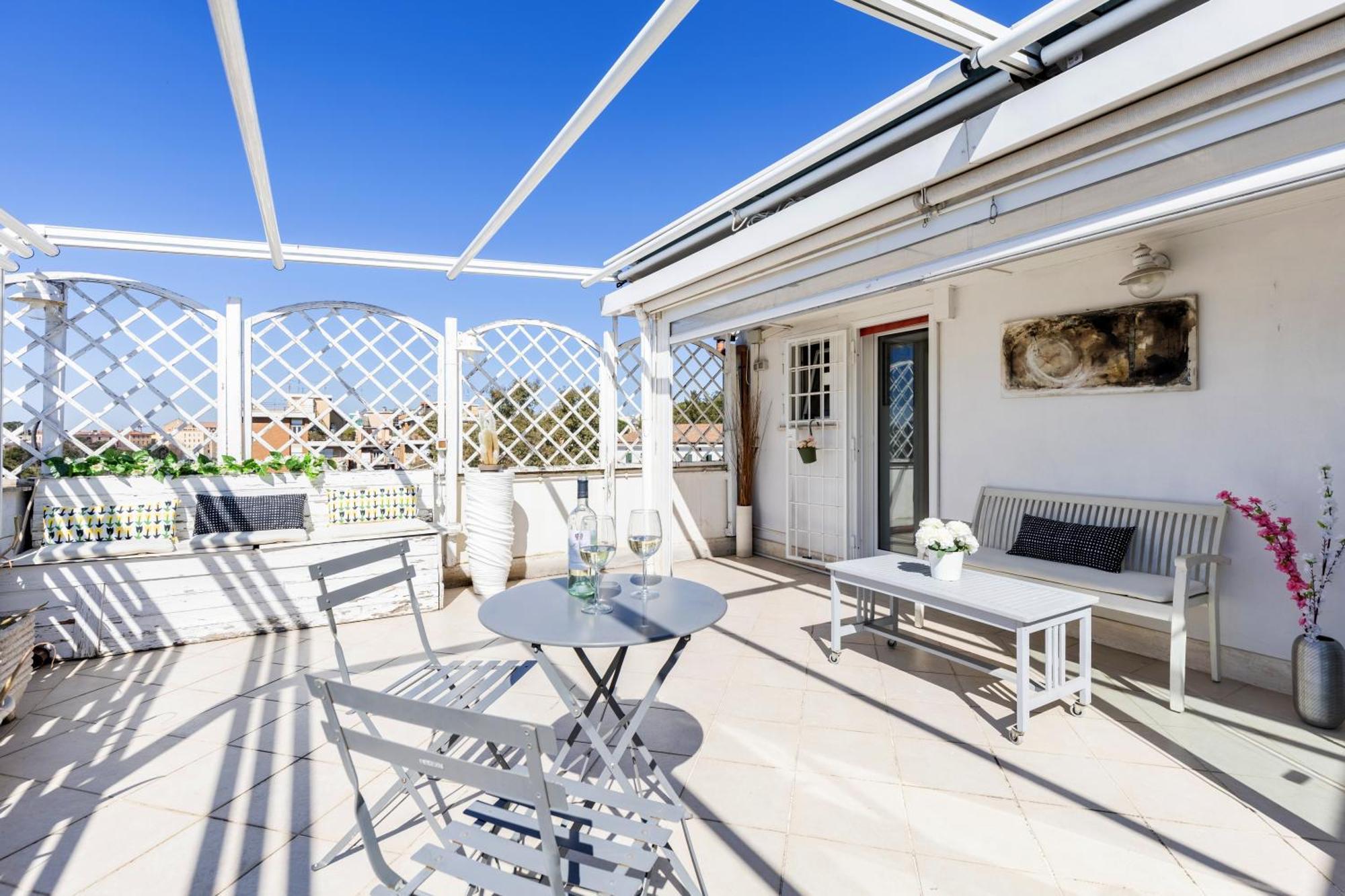 Apartment Hostly-salotti Terrace Suite-20min To Vatican Rome