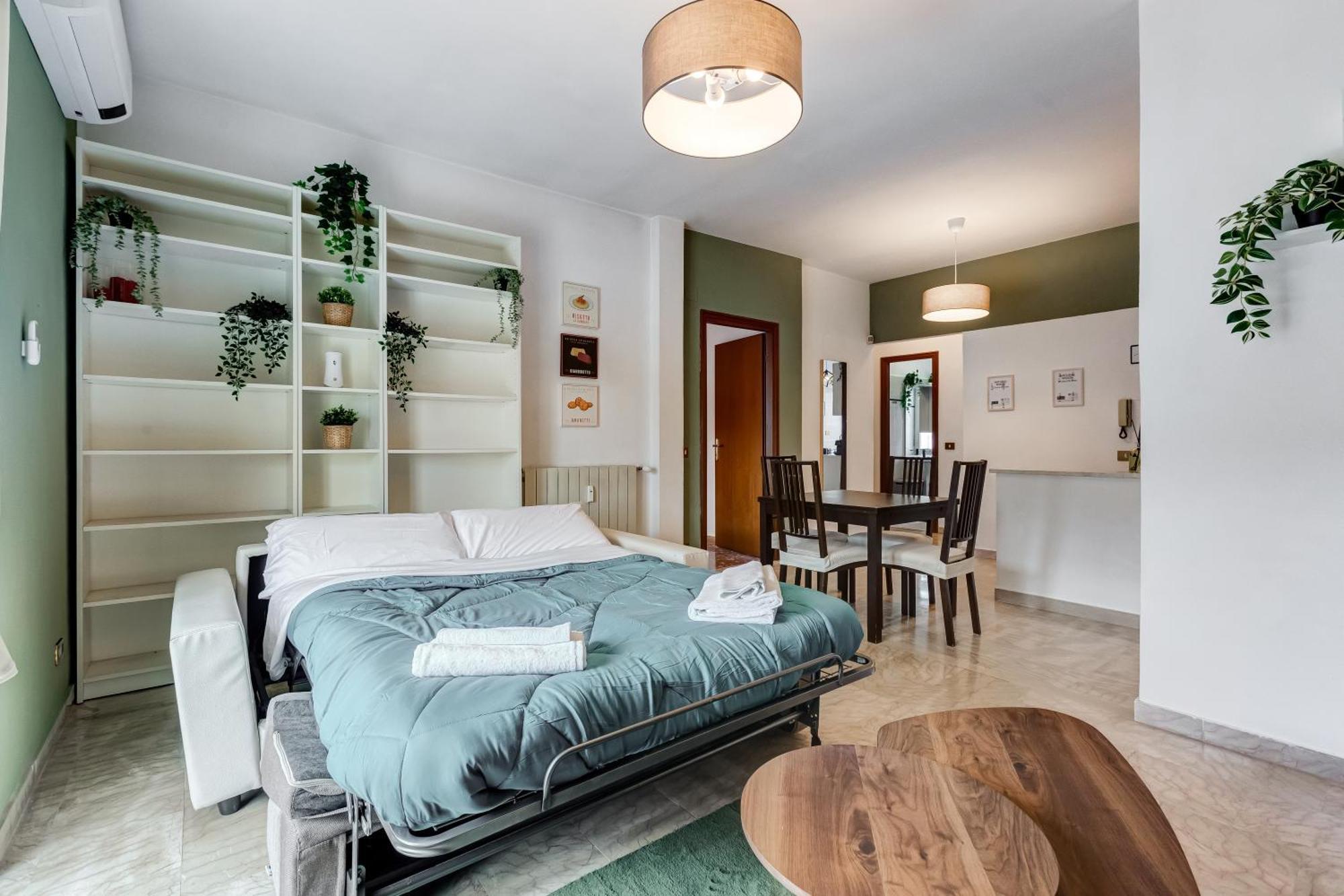 Near Metro A - Modern Boho Style Apartment