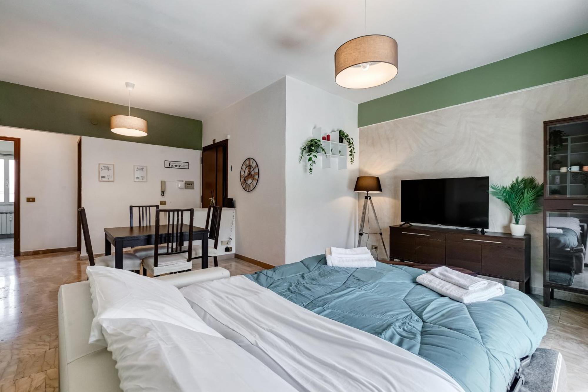 Apartment Near Metro A - Modern Boho Style Apartment Rome