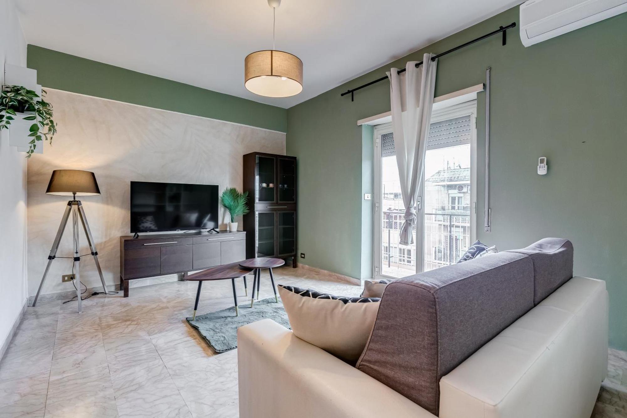 Near Metro A - Modern Boho Style Apartment Rome