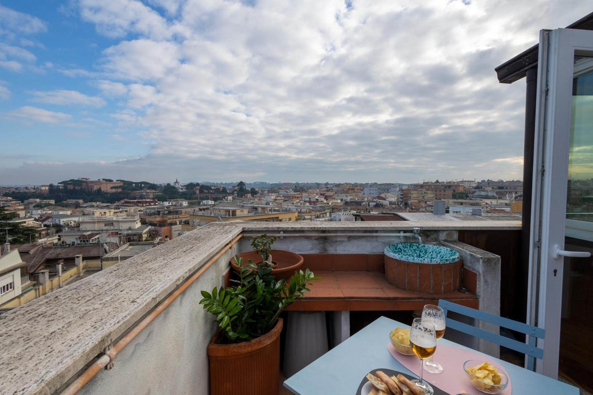 Attico Vista Magnifica Sul Vaticano Rome