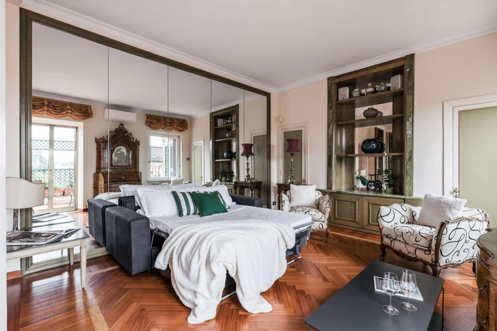 Appartement The Rent - One-bedroom In A Quiet, Classically Styled Corner Near The Quirinale *
