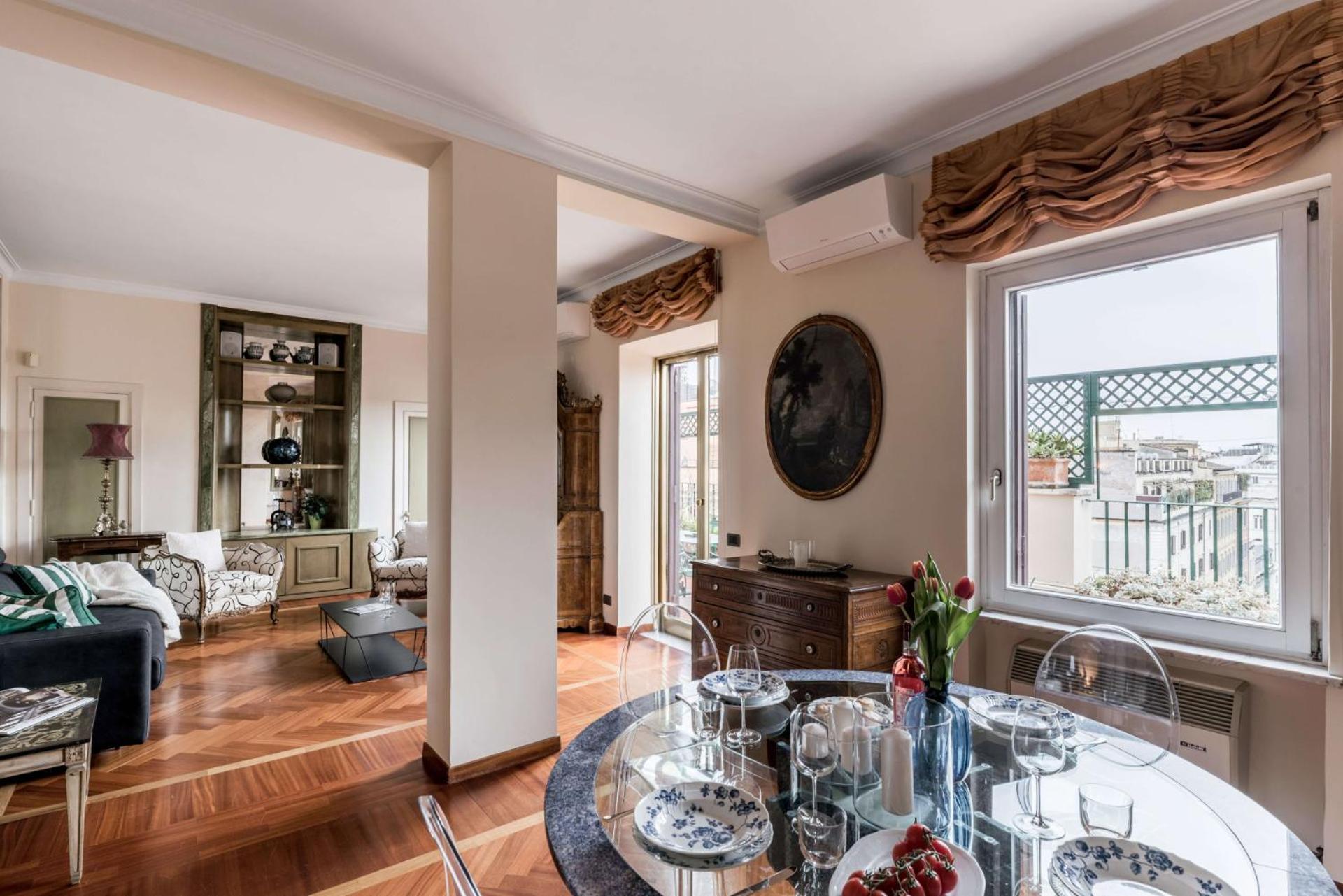 Appartement The Rent - One-bedroom In A Quiet, Classically Styled Corner Near The Quirinale *