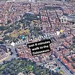 Stylish Loft - Colosseum 4 Min Walk -3 Beds -Sleeps Up To 6 People