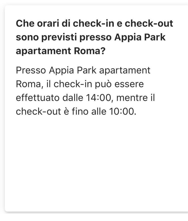Appia Park Apartment Rome