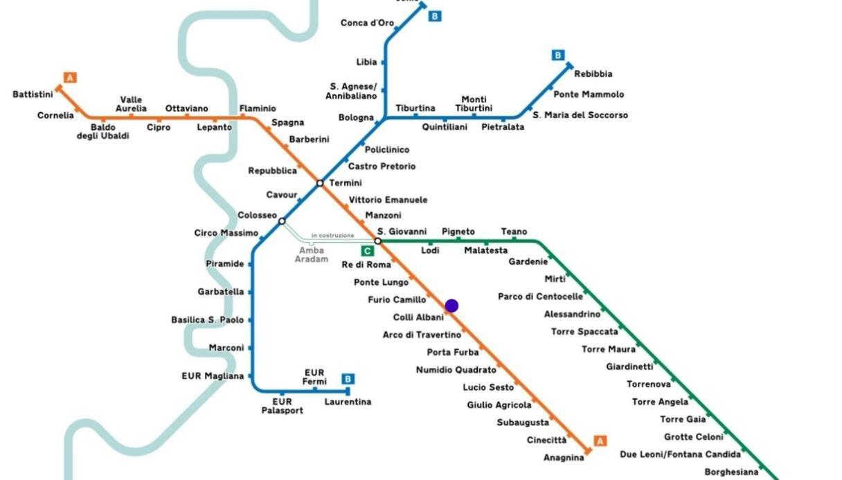 Casa Mia Metro A 100mt * Roma