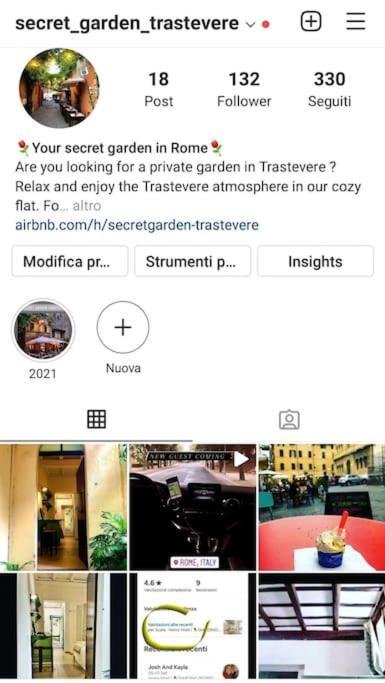 Giardino Segreto A Trastevere! - La Dolce Vita Rome