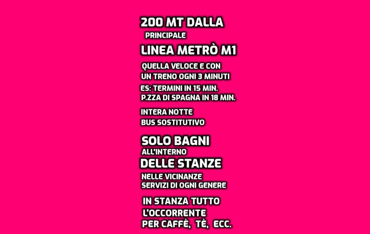 Couette-café Near Metro' Line - Only Wc In The 15 Minutes To Termini Station 20 To Spagna Square - In The Night Bus