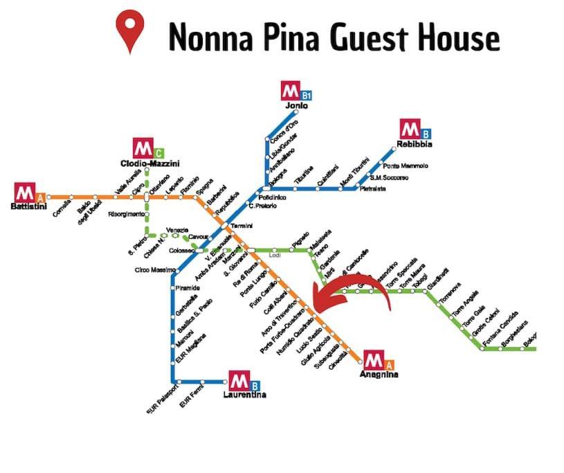 Apartment Nonna Pina Moderno Vicino Metro Awifi,netflix Rome