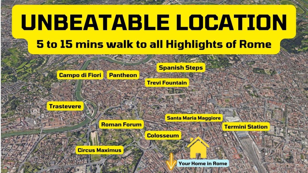 Appartement Inviting 3-bed In 4mins To Colosseo *