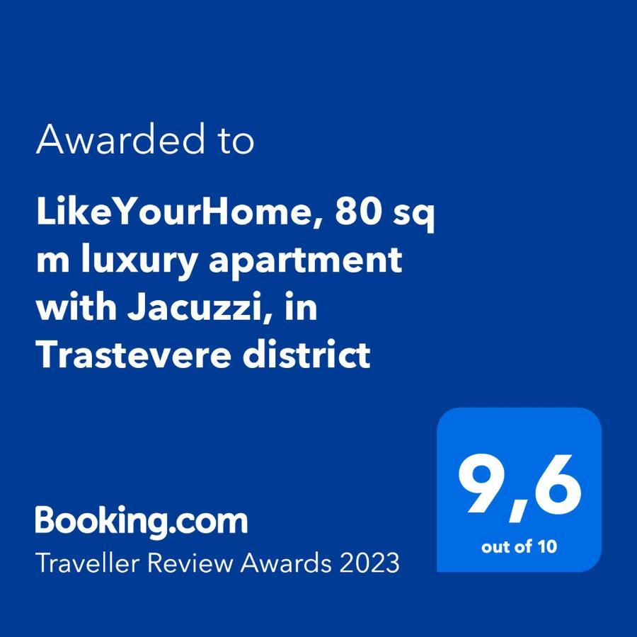 Likeyourhome, 80 Sq M Luxury With Jacuzzi, In Trastevere District