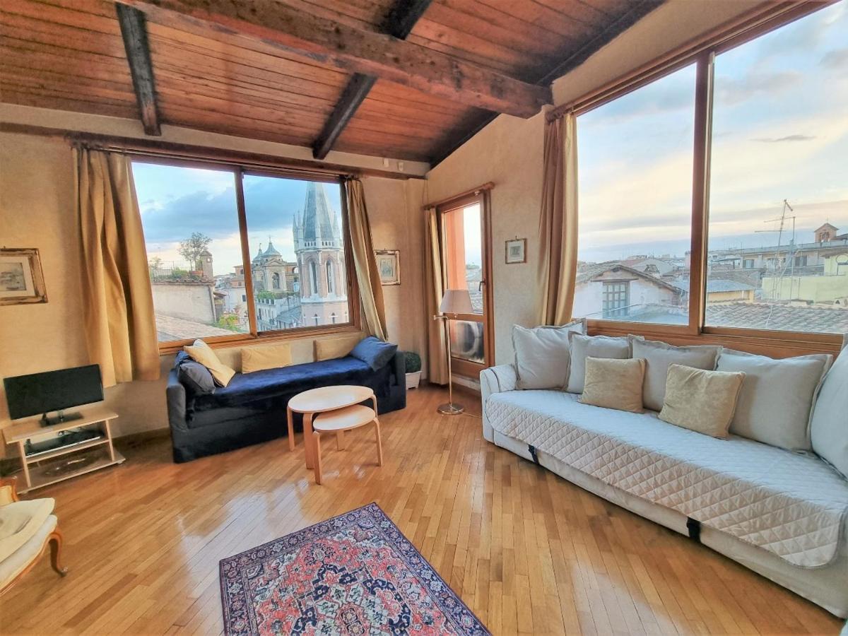 Amazing Panoramic Artist's Loft Spanish Steps Apartamento Roma
