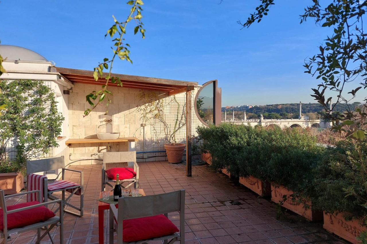 Beautiful Loft In Ponte Milvio With Terrace Appartamento