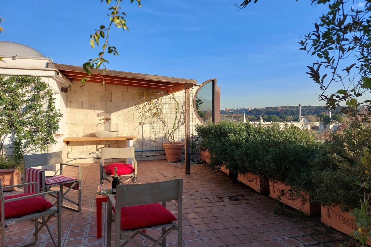Beautiful Loft In Ponte Milvio With Terrace Appartamento