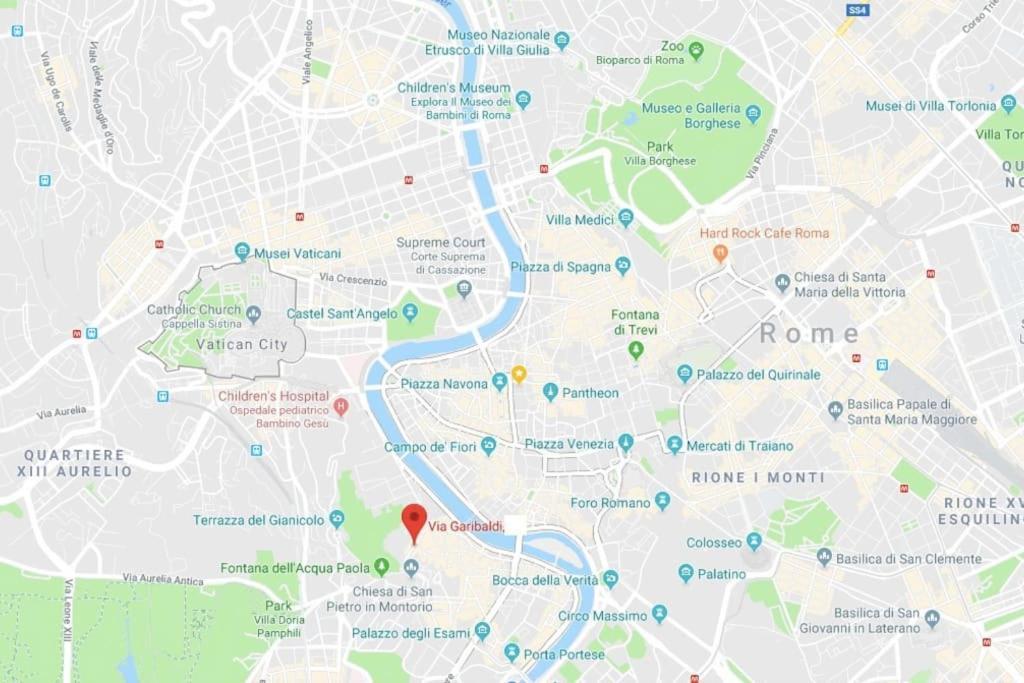 Fascinating Flat - Up To 4 Guests - Trastevere Roma