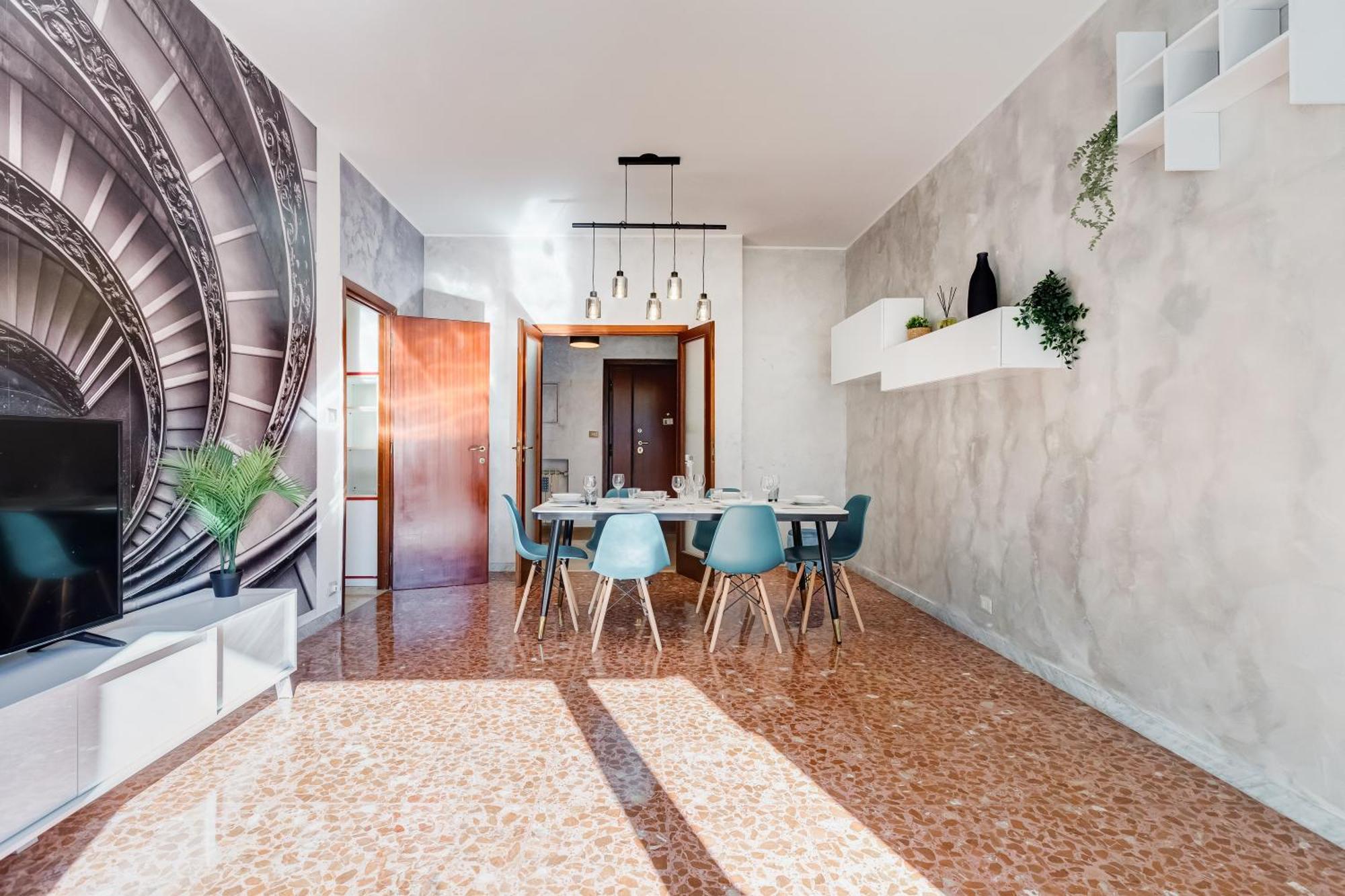 Large With Swimming Pool And Tennis Court Near The Station Appartement Rome