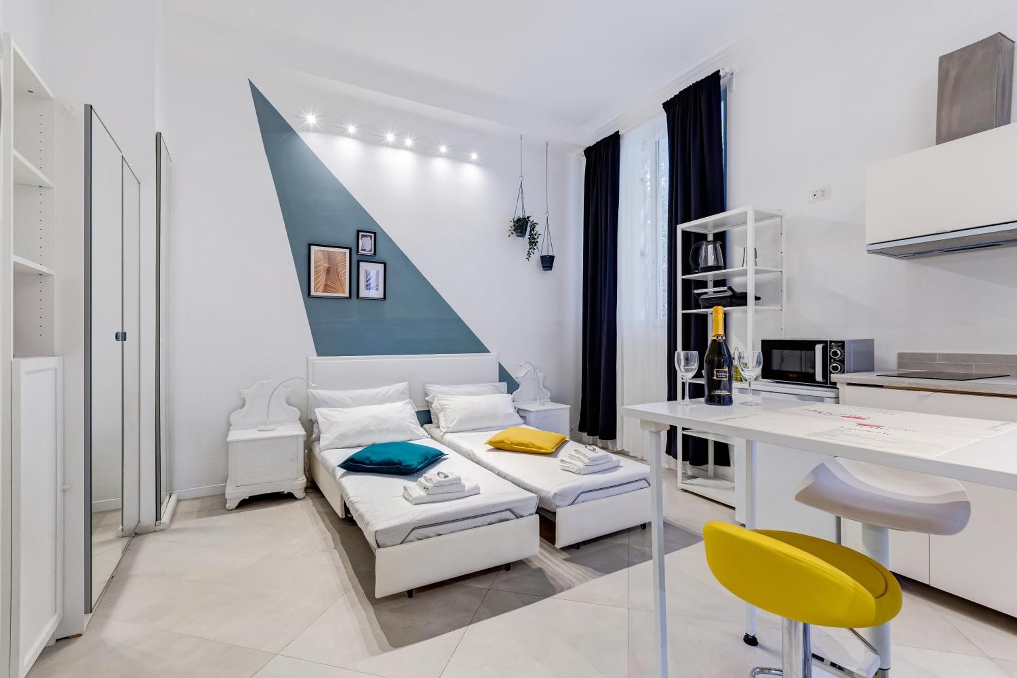 Bdc Alpha & Omega In Monti District With 2bath Appartamento