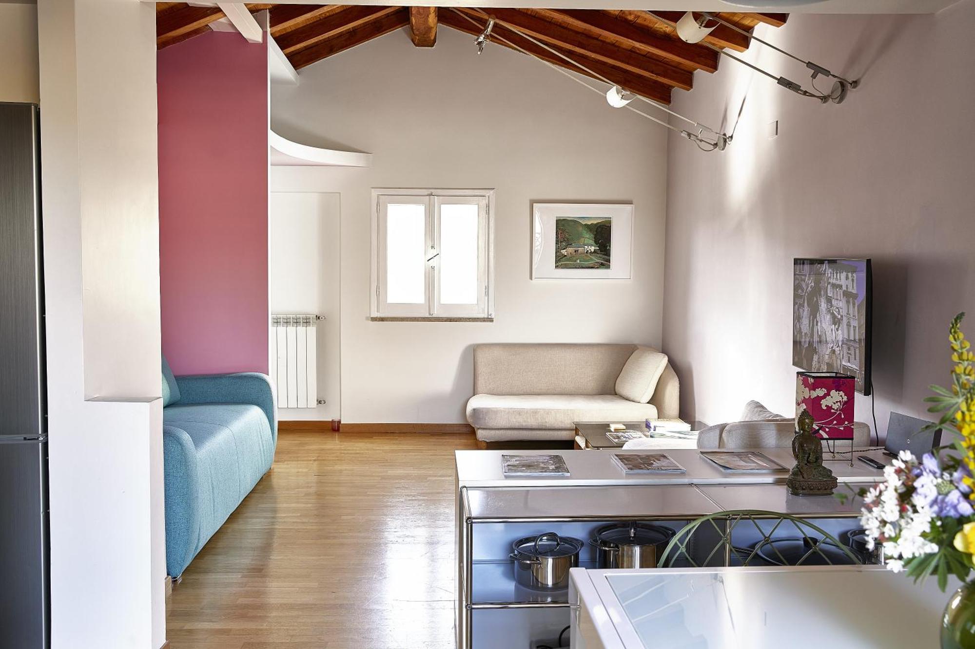 Apartamento Trasteverehome - Attic Terrace Center Of Baroque Roma