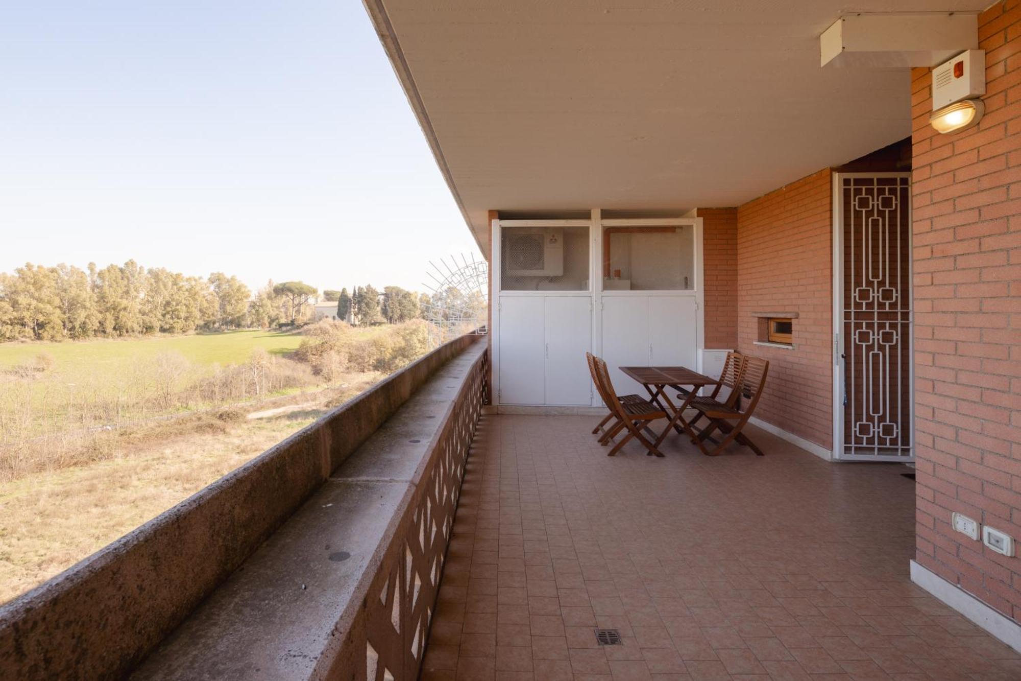 Appartement Eur Moravia Attico Panoramico Con Terrazzo, Fino A 5 Ospiti *