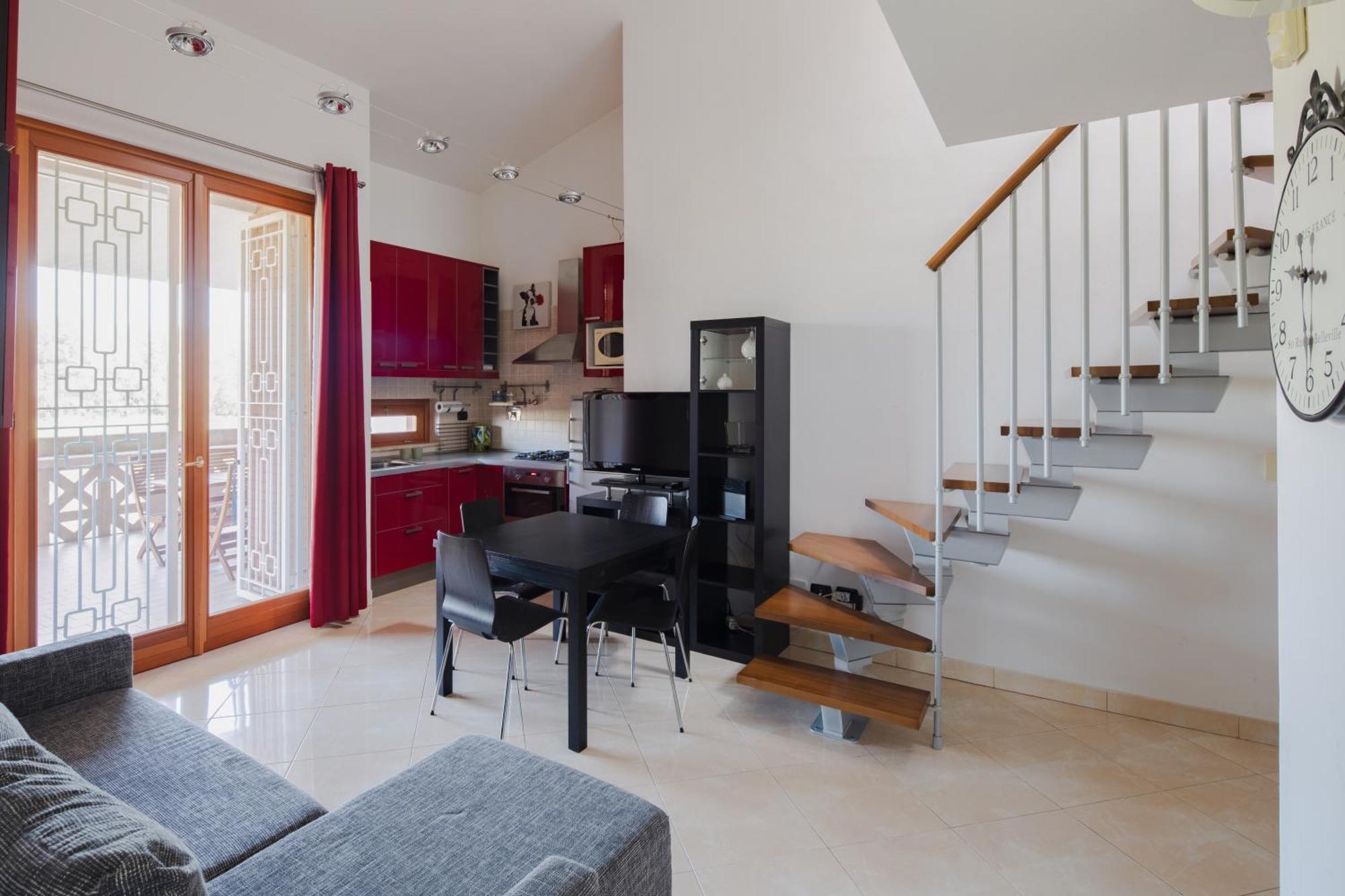 Appartement Eur Moravia Attico Panoramico Con Terrazzo, Fino A 5 Ospiti Rome