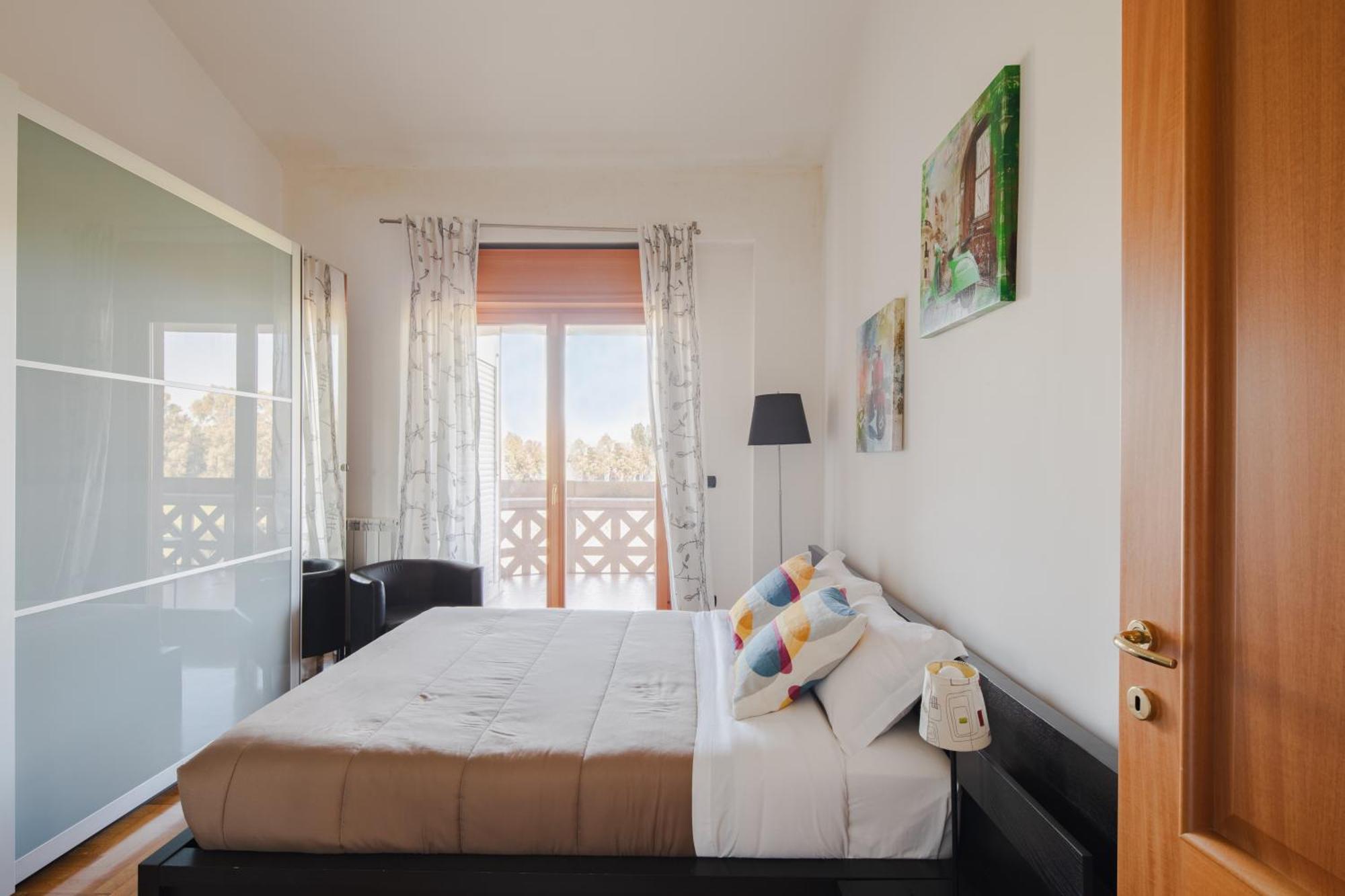 Appartement Eur Moravia Attico Panoramico Con Terrazzo, Fino A 5 Ospiti