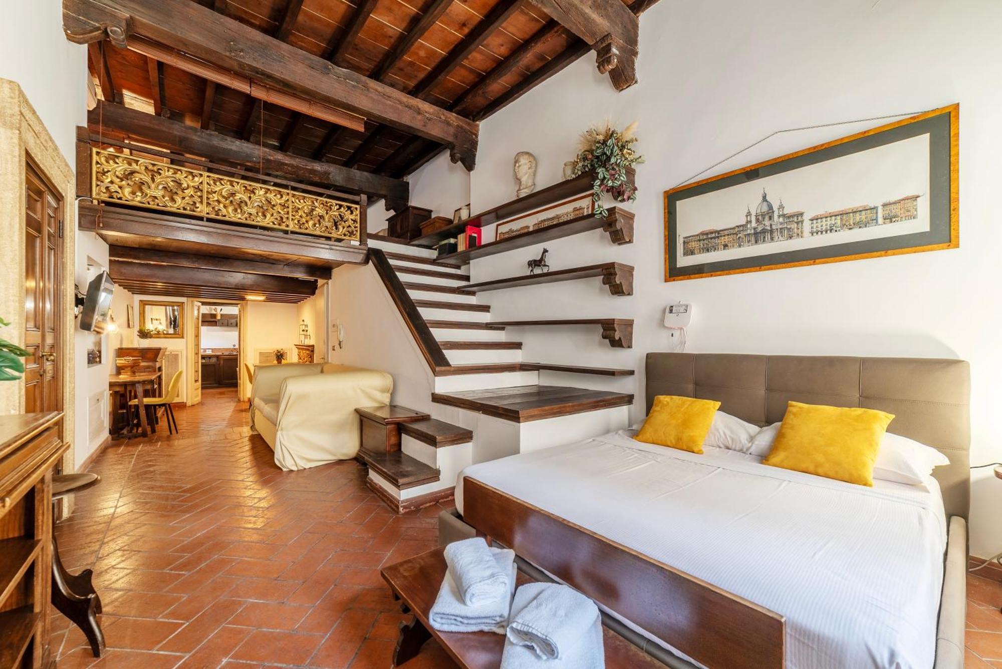 Historical Loft At Campo De Fiori Apartment Rome
