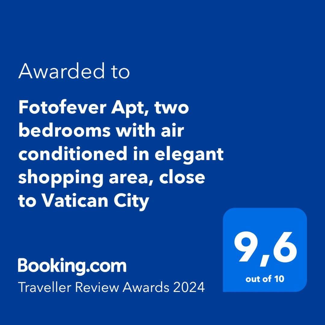 Fotofever Apt, Two Bedrooms With Air Conditioned In Elegant Shopping Area, Close To Vatican City Apartment Rome
