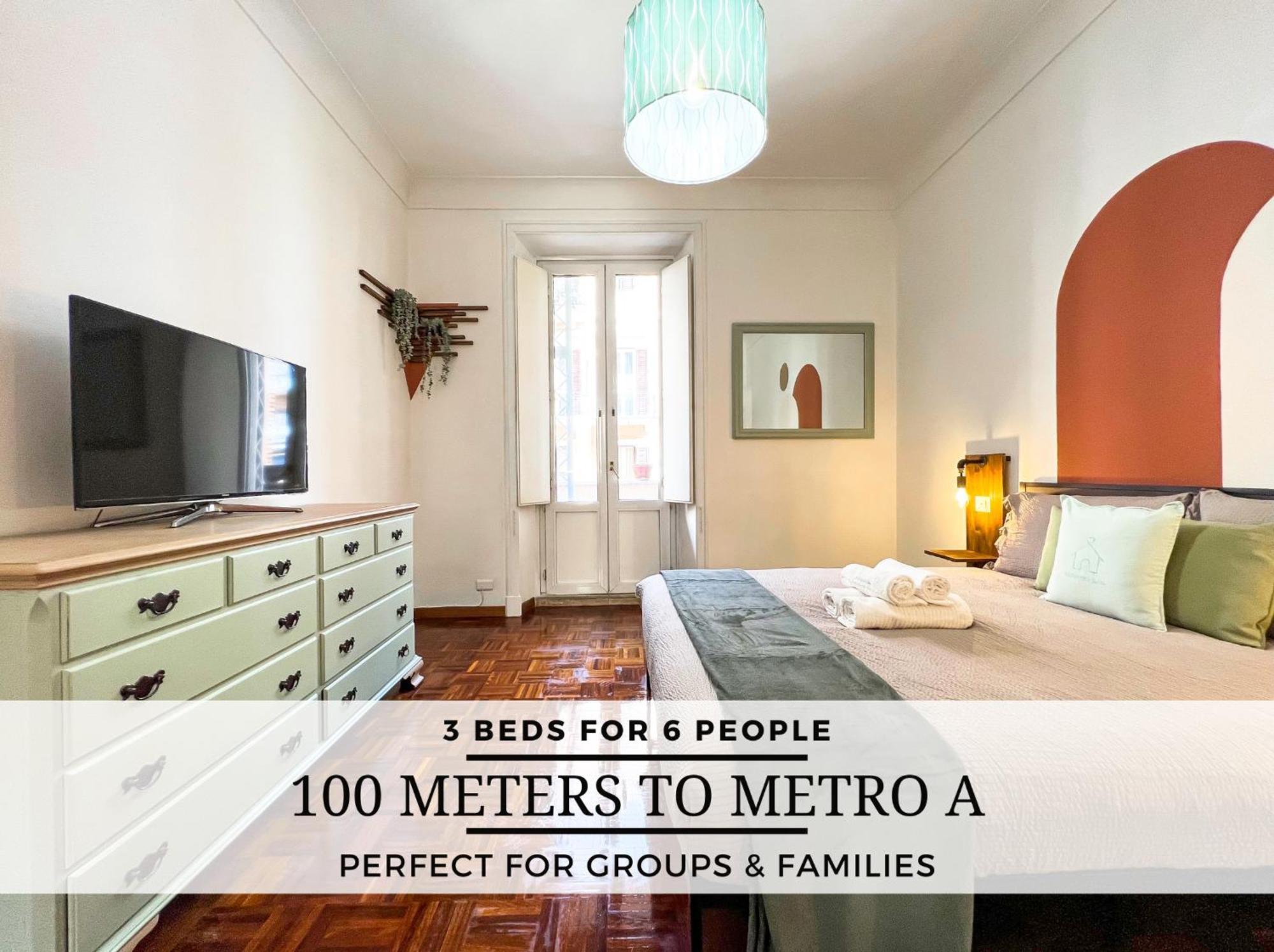 Large House Near The Metro A - Ideal For 6 People In The Center Of Apartment