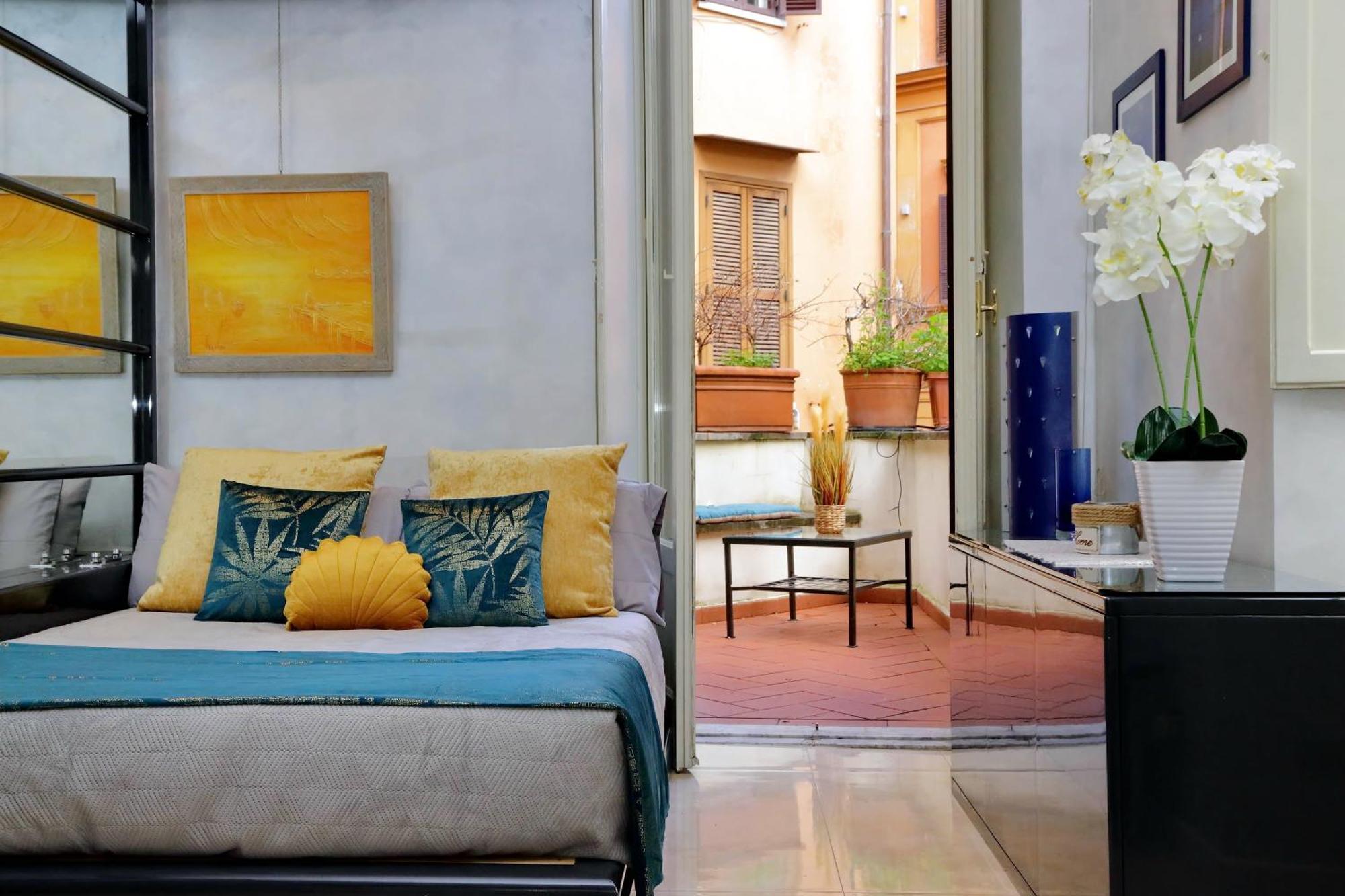 Appartement Charming Loft With Terrace At The Quirinale *