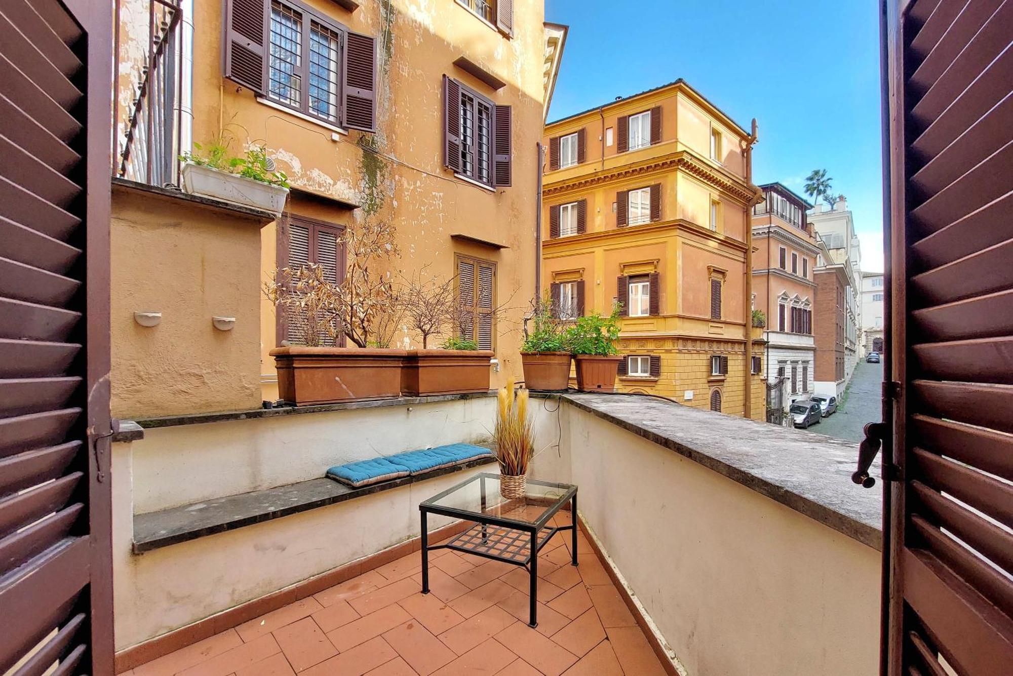 Charming Loft With Terrace At The Quirinale Appartement *