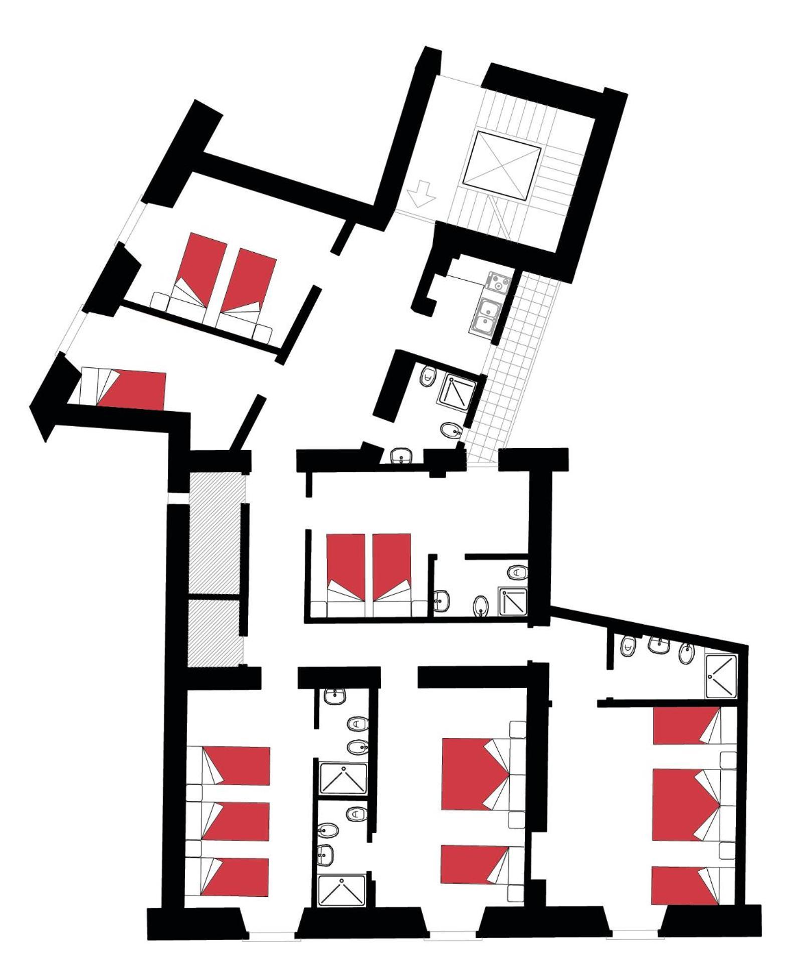 Apartamento Center, Rione Monti,