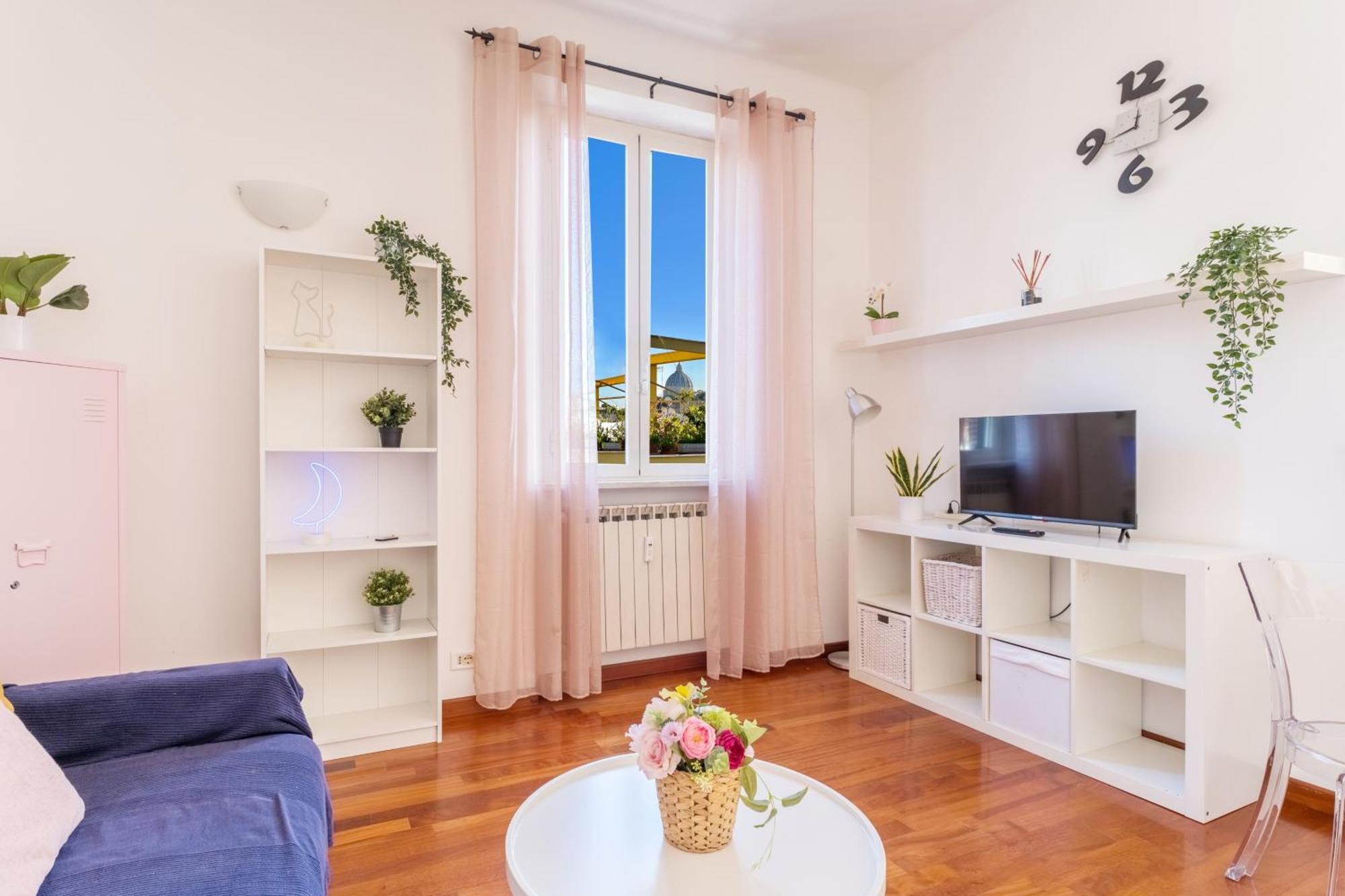 Welcome Dhome - Cozy Penthouse With St. Peter View Roma