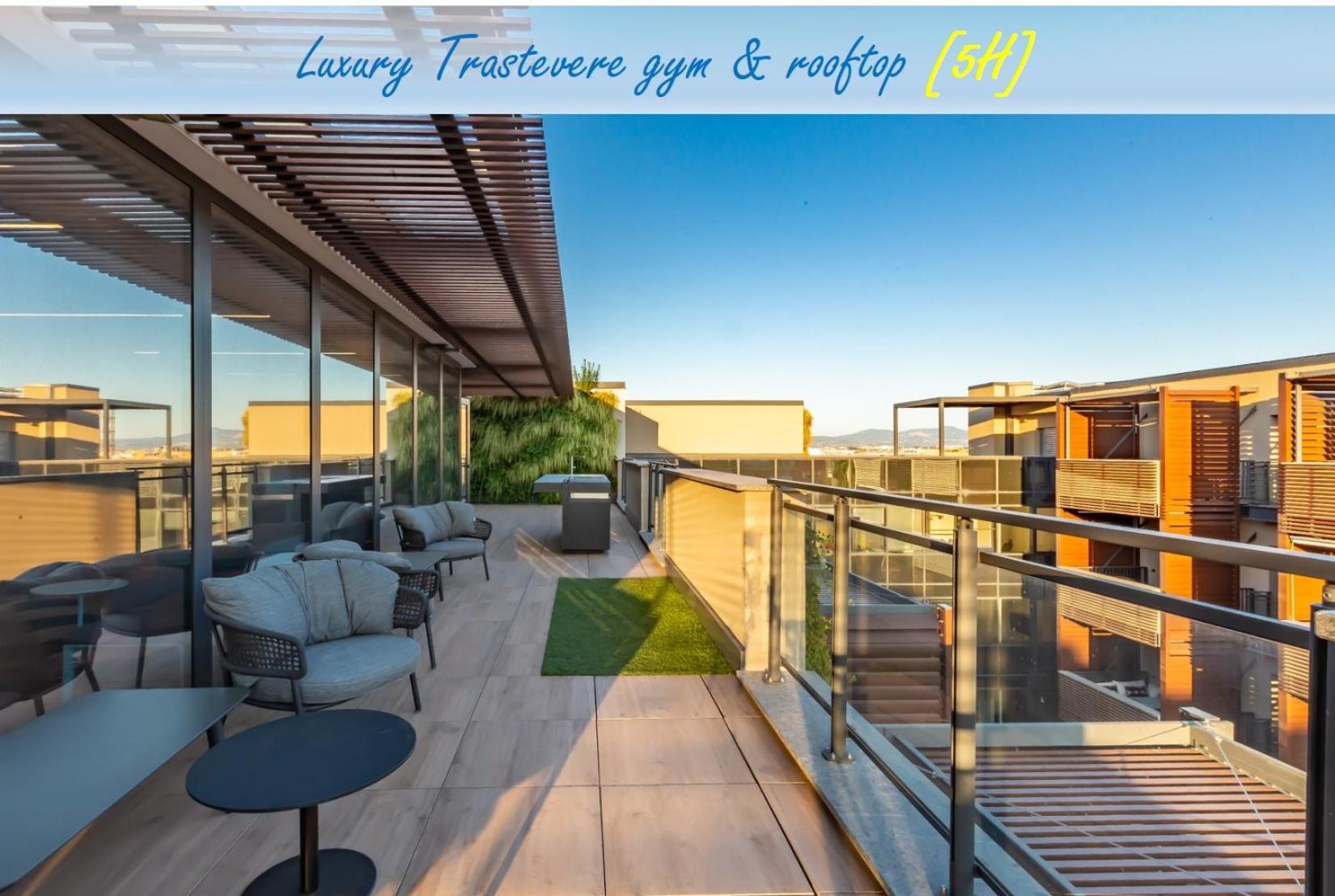 Apartment Luxury Trastevere Gym & Rooftop 5h *