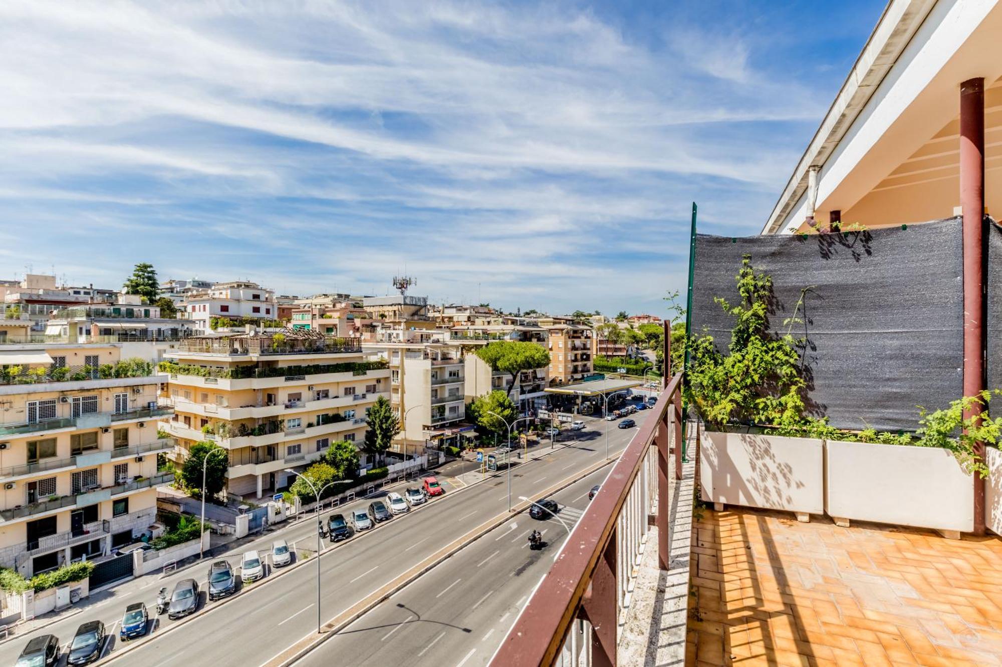 Appartamento L'attico Con Terrazza In Corso Francia Roma